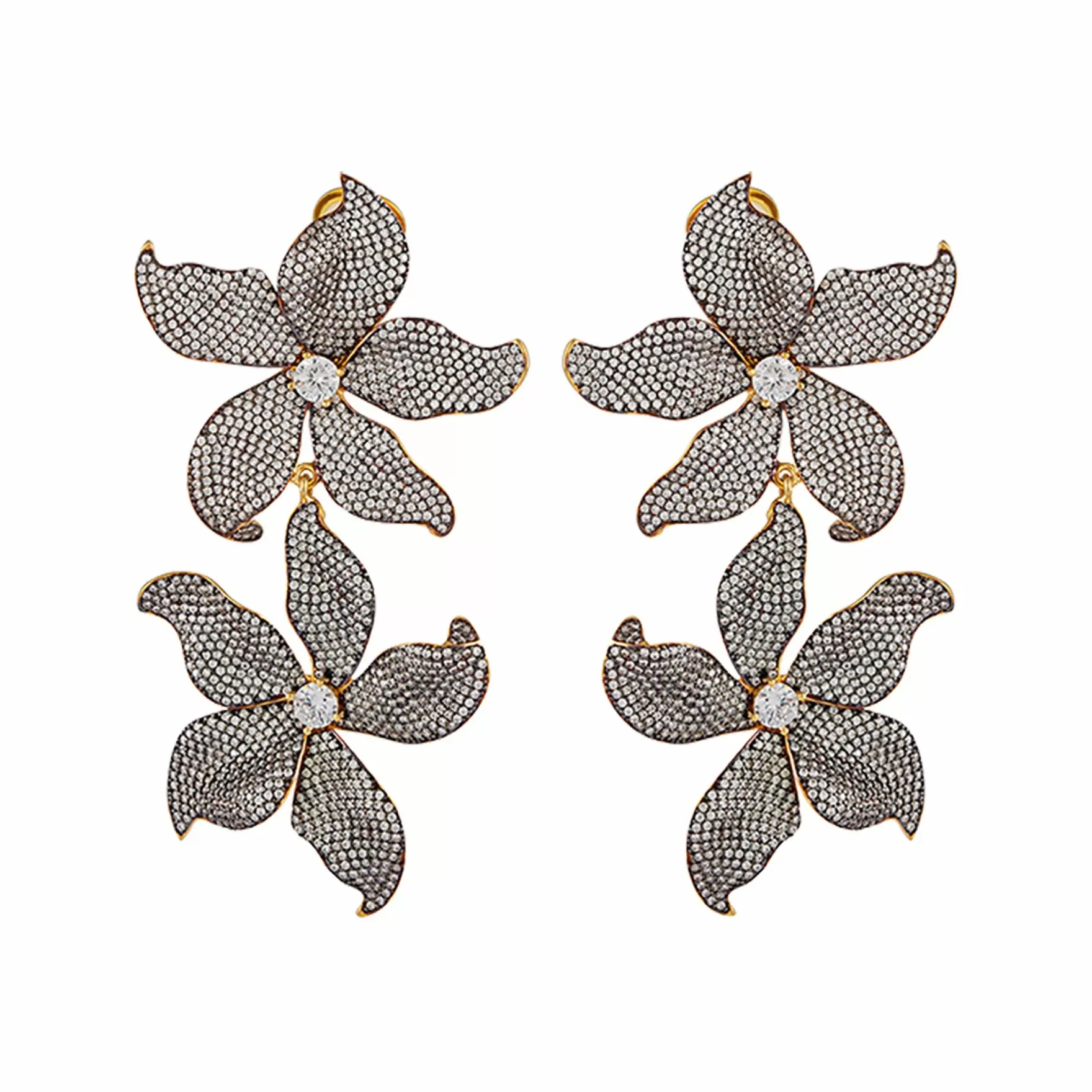 New Double Lilium Earrings Earrings