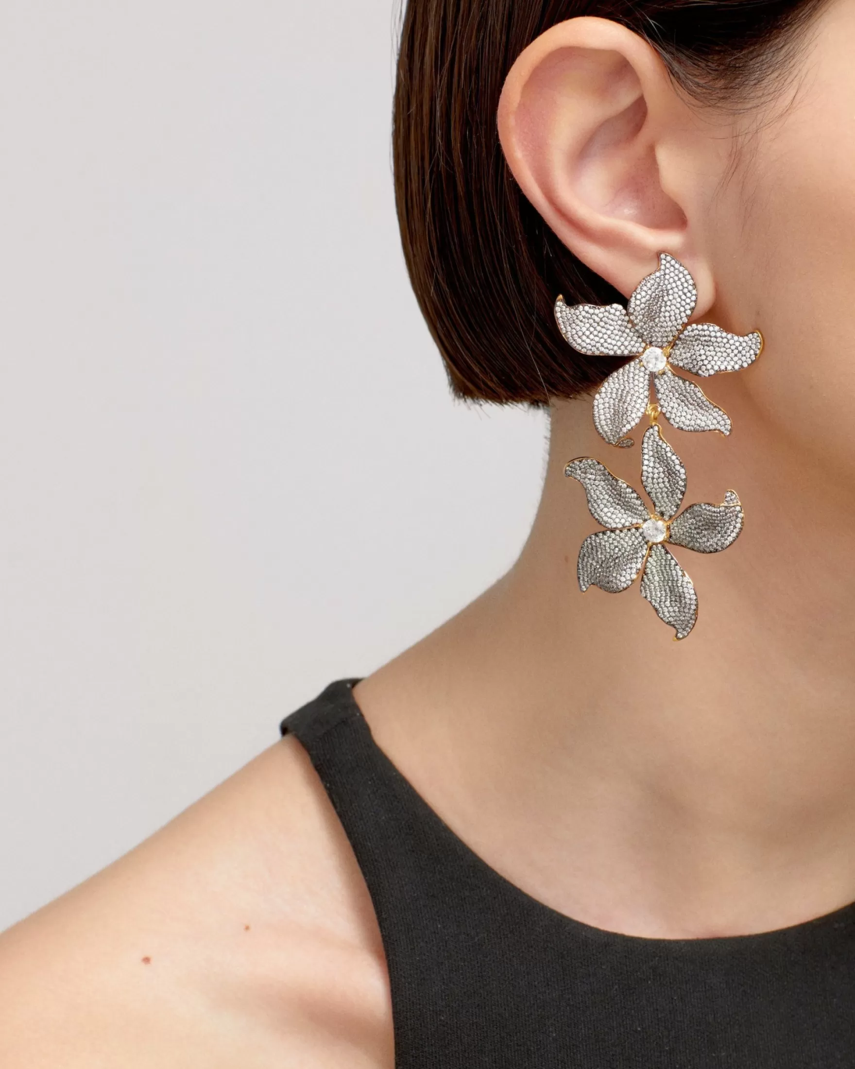 New Double Lilium Earrings Earrings